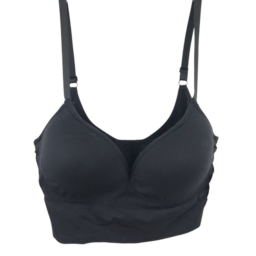 New Dip Wireless Bra 2X Black, Adjustable Straps